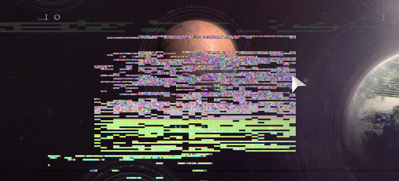 This image demonstrates the Graphical artefacts caused by early 5.1 kernel versions