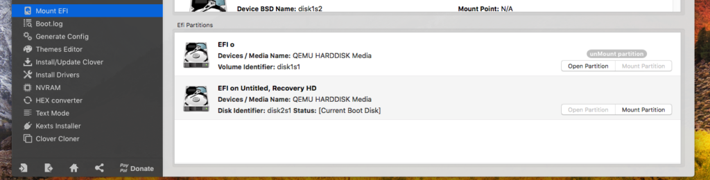 Apple ID requires mounting your esp and fixing config.plist.