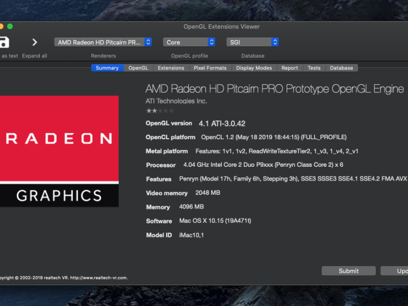 Mac OS Catalina VM with 3d acceleration enabled through GOP drivers and UEFI passthrough