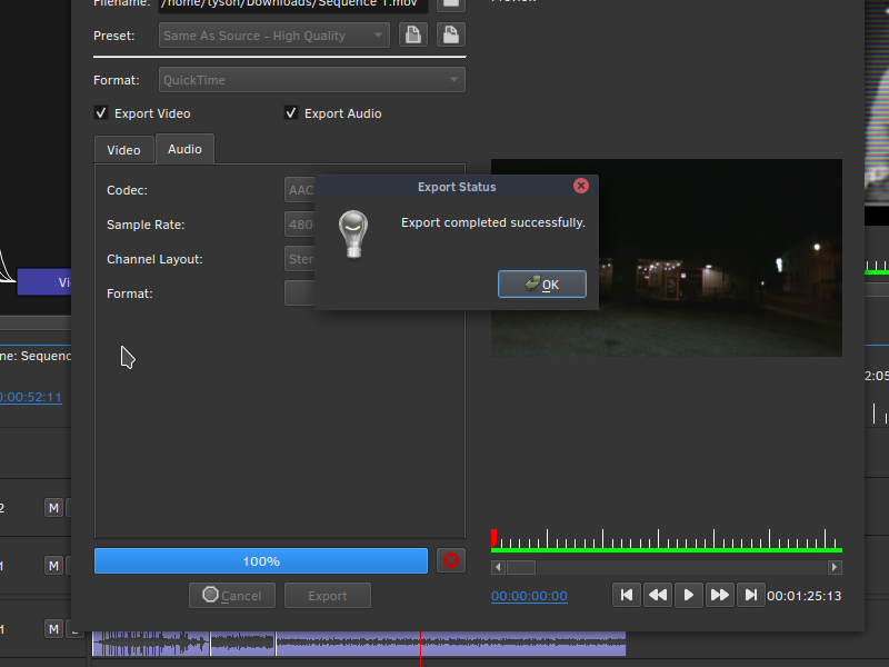 Olive Editor Exporting Elegantly